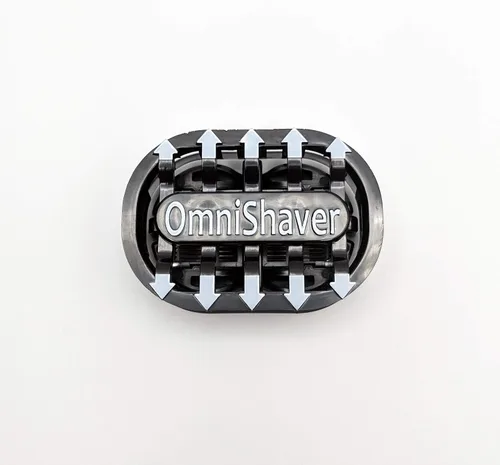 Vista 4 de Omnishaver clásico – Negro – La forma más rápida de afeitarse la cabeza, las piernas, los brazos, el cuerpo Una alternativa a las maquinillas