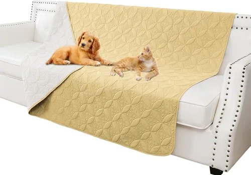 Vista 24 de Manta impermeable para perro, 30 x 30 pulgadas, fundas de sofá para mascotas pequeñas para sofá, silla, cama, protector de muebles de perros