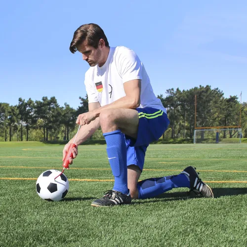 Vista 5 de GoSports Playground Soccer Balls 6 Pack - Durable Rubber for Play on Any Surface, Includes Ball Pump & Carry Bag