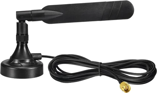 Vista 3 de Antena Eightwood 4G LTE con base magnética, antena macho MIMO SMA para enrutador 4G LTE, punto de acceso, módem, puerta de enlace IoT, cámara