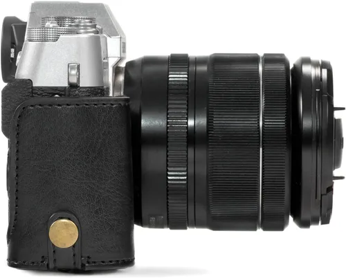 Vista 4 de MegaGear MG981 Ever Ready - Funda de piel para cámara y correa para Fujifilm X-T30, X-T20, X-T10 (lentes de 0.630-1.969 in/0.709-2.165 in)