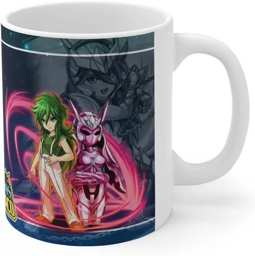 Vista 2 de Andromeda, Los Caballeros Del Zodiaco, Taza de cerámica 11Oz