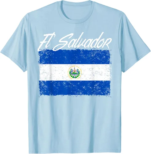 Vista 88 de Camiseta Salvadoreña Bandera El Salvador