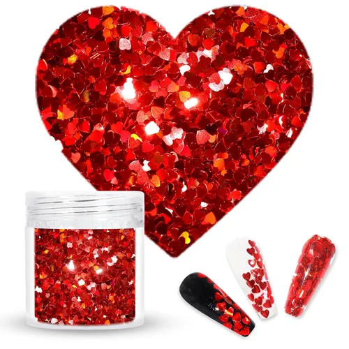 Vista 12 de Laza Brillantina gruesa de 0.07 oz para el día de San Patricio, confeti de clavo, dijes holográficos de uñas, calcomanías de lentejuelas brillantes
