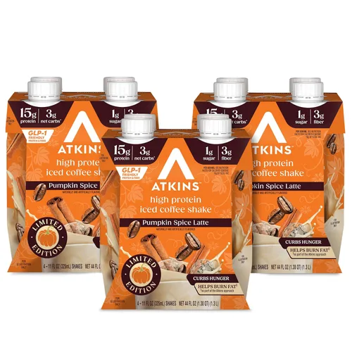 Vista 17 de Atkins Batido de proteína listo para beber, deliciosa leche con chocolate, sin gluten., 609309, 12