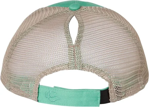 Vista 19 de Go All Out Gigi Idea de regalo para abuela, tía, coleta, visera bordada, sombrero para papá