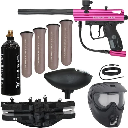 Vista 9 de Action Village Kit de Paquete de Pistola de Paintball Kingman Spyder Epic (Victor)