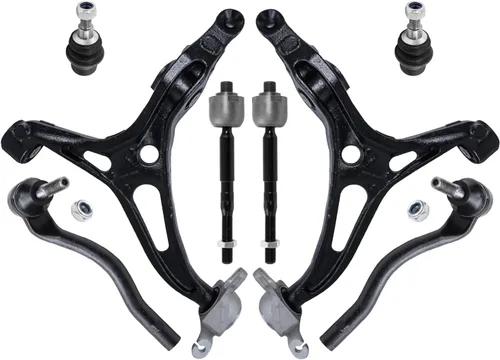 Vista 193 de Detroit Axle - Kit de brazos de control de extremo de 8 piezas para Toyota 2001-2003 Highlander 2002-2003 Camry Lexus ES300, 2 conjuntos de brazos