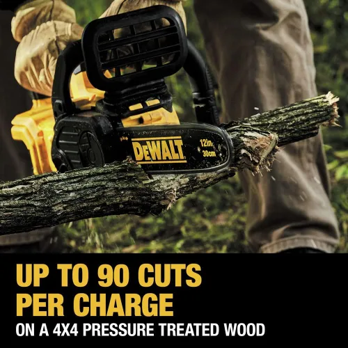 Vista 7 de DEWALT Kit de motosierra MAX* XR de 20 V, batería de 5 Ah, 12 pulgadas (DCCS620P1)