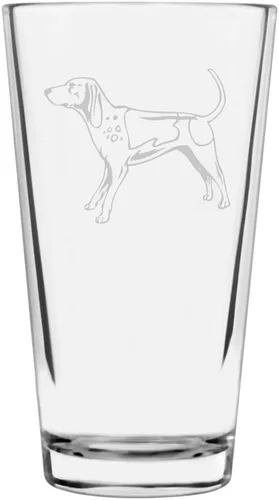 Vista 292 de Podenco Canario - Vaso de pinta de 16 onzas con temática de perro personalizado