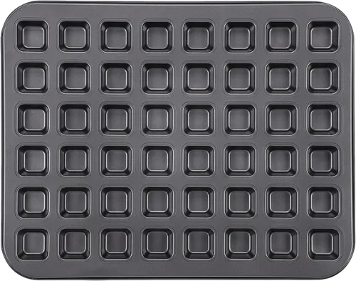 Vista 9 de Beasea Molde Cuadrado para Brownies, Molde Antiadherente de 6 Cavidades para Muffins, Molde para Pastel de Brownies, Juego de Gastronomía para Mini