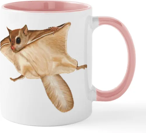 Vista 19 de CafePress Taza navideña de ardilla de 11 oz (11.0 fl oz) taza de café de cerámica