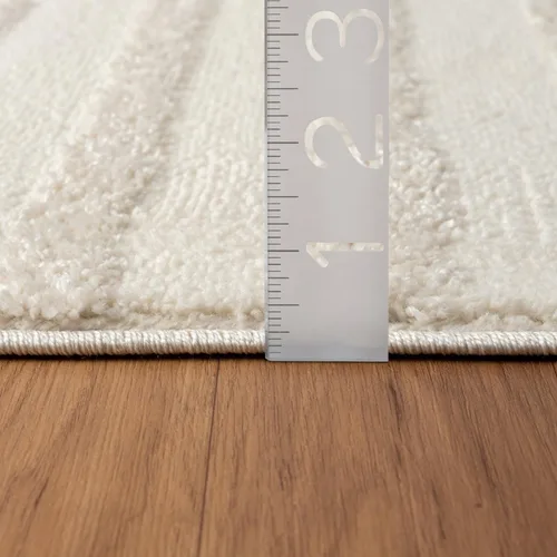 Vista 7 de LUXE WEAVERS Alfombra geométrica moderna color crema 2x3
