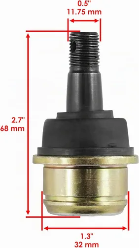Vista 3 de Caltric 4 Juntas Esféricas Superiores e Inferiores Compatibles con Honda TRX350 Rancher 350 2000-2006