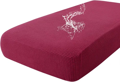 Vista 132 de Fundas impermeables para sofá seccional, fundas de cojín antideslizantes para sofá Ajuste seccional en forma de L, tela jacquard elástica, parte