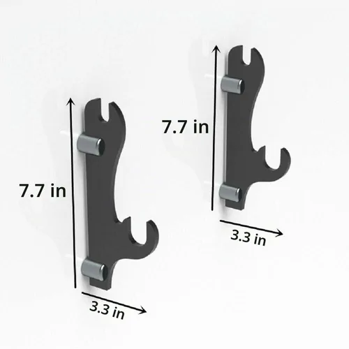 Vista 4 de Soporte para espada, soporte de espada, soporte de espada samurái montado en la pared, soporte de espada, soporte para espada, soporte para todas