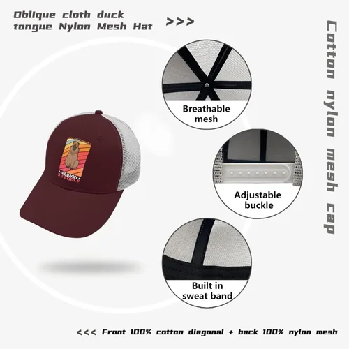 Vista 7 de devor Caps I Like Capybaras and Maybe 3 People Dad Hats, Graphic Baseball Cap for Women