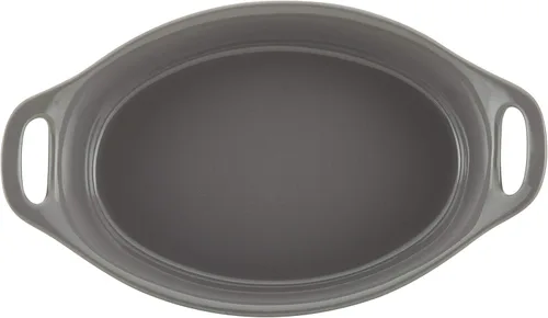 Vista 3 de Rachael Ray Cerámicas Fuente Ovalada, 1.4 litros, Gris