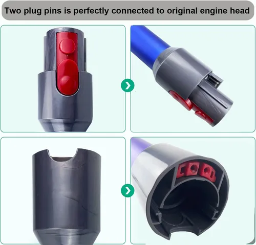 Vista 4 de GYLBF Varita de liberación rápida compatible con aspiradoras Dyson V15 V11 V10 V8 V7, tubo de extensión de accesorio para aspiradoras, 28.3 pulgadas