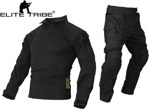 Vista 3 de Emerson Airsoft Militar BDU Traje táctico Combat Gen3 Uniforme Camisa Pantalones