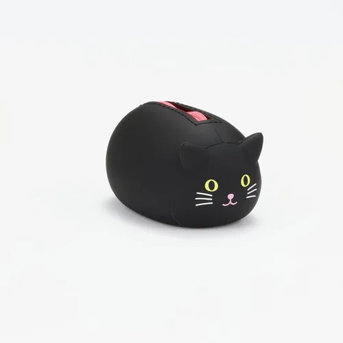 Vista 9 de LIHIT LAB PuniLabo - Mini bolsa con cremallera, horizontal, 2.2 x 2.7 pulgadas, gato negro (A7780-3)
