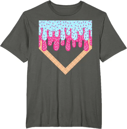 Vista 7 de Baseball Drip Boys Home Plate Ice Cream Sport Players & Fans Camiseta