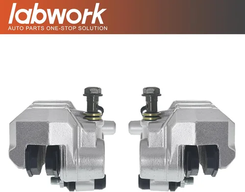Vista 4 de labwork Pinzas de freno delantera derecha izquierda con pastillas de repuesto para Can Am Maverick 1000 2013-2017