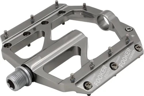 Vista 9 de FOOKER Bike Pedals Non-Slip Aluminum Alloy MTB Mountain Bike Pedals 3 Bearing 9/16" for Road BMX MTB Bikes