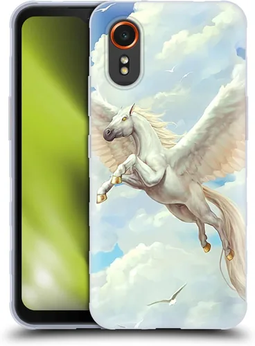 Vista 13 de Head Case Designs Officially Licensed Christos Karapanos Artemis Mythical Art Soft Gel Case Compatible with Samsung Galaxy Xcover7 5G