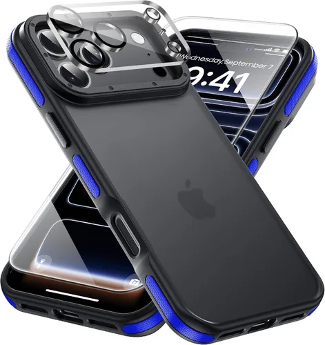 Vista 142 de Yriklso 3 en 1 Funda Magnética Fuerte para iPhone Air, 1X Protector de Pantalla + 1X Protector de Lente de Cámara, Cubierta Protectora a Prueba