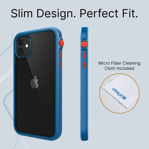 Vista 9 de Catalyst - Funda para iPhone 11 con parte trasera transparente, resistente a prueba de caídas de 10 pies, sistema de amortiguación de armadura