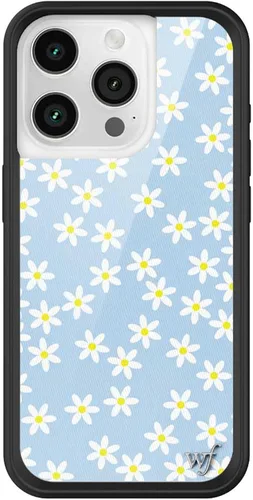 Vista 49 de Wildflower - Fundas compatibles con Apple iPhone 15 Pro Protector de goma negro, certificado de prueba de caída de 4 pies, propiedad de mujeres