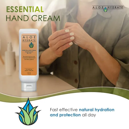 Vista 7 de Crema de manos esencial, manos que trabajan para reparar, suavizar y suavizar manos y pies secos, cutículas y piel agrietada. Loción de manos