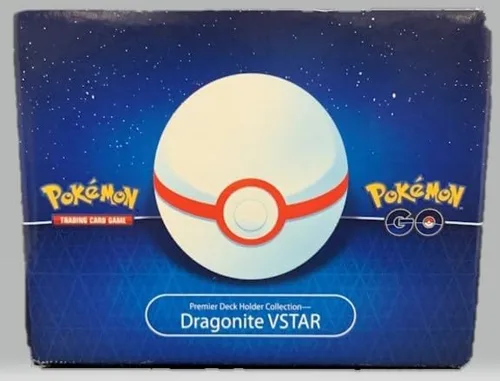 Vista 3 de Pokemon Juego de cartas coleccionables GO Dragonite VSTAR Premier Ball Deck Holder