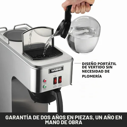 Vista 4 de Waring Café Deco - Cafetera para verter sobre café con se adapta a