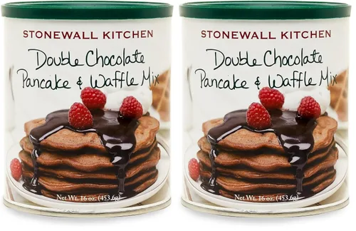 Vista 7 de Stonewall Kitchen Mezcla doble de chocolate para panqueques y waffles, 16 onzas