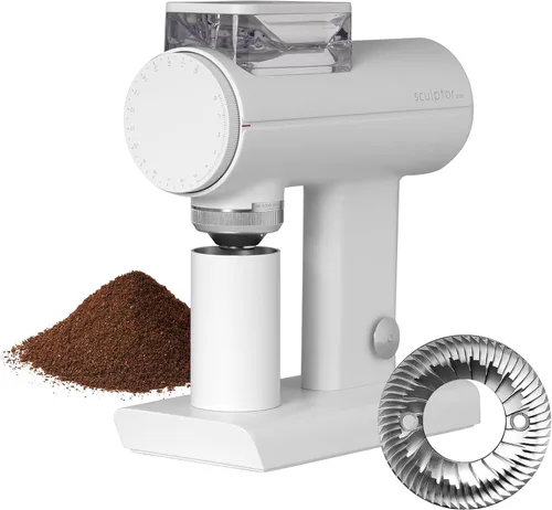Vista 11 de TIMEMORE Sculptor 064S Molinillo de Granos de Café con Fresas Planas, Molinillo Eléctrico para Espresso con Ajuste de Grosor Sin Escalones, Adecuado