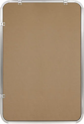 Vista 3 de Design House Isla - Espejo rectangular para pared, 30 pulgadas de alto x 20 pulgadas de largo, marco de metal moderno, para sala de estar