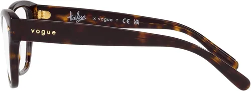 Vista 4 de Vogue Eyewear Women's X Hailey Bieber Collection Vo5446 Cat Eye Prescription Eyewear Frames