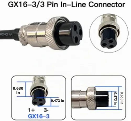 Vista 3 de Cargador de scooter eléctrico rápido inteligente de 58.8V 5A para Apollo 52V Phantom, Explore, Ghost, Pro/Yume Y10 52V 14s batería de iones de litio