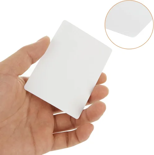 Vista 4 de 648 cartas blancas en blanco, cartas de juego en blanco para escribir, tarjeta flash de índice imprimible de 2.5 x 3.5 pulgadas para tarjetas