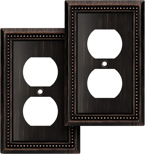 Vista 34 de Henne Bery Sunken Pearls Placa de Pared Decorativa de Servicio Pesado Placa de Interruptor Cubierta de Tomacorriente