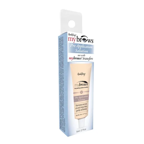 Vista 4 de Godefroy Mybrows - Kit de cuidado de 3 pasos para tatuajes temporales, transferencias de cejas y sellos de cejas