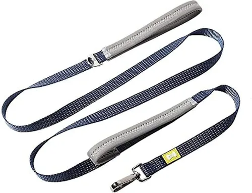 Vista 11 de BUILT Pet Nightsafe - Correa para perro pequeña, azul marino y amarillo