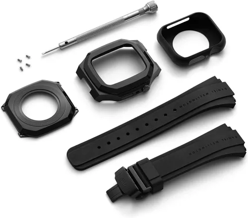 Vista 7 de Daniel Wellington Funda Switch Smartwatch para Apple Watch® Series 4, 5, 6, SE, correa de goma FKM
