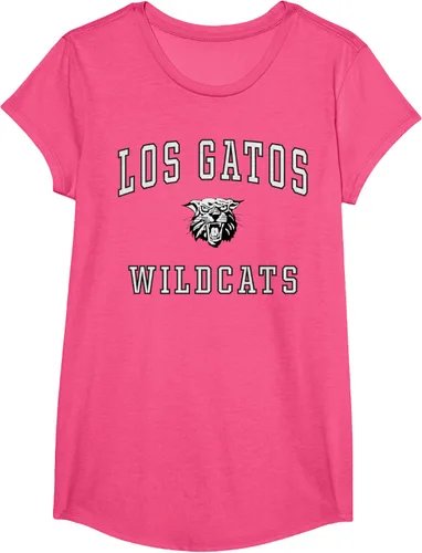 Vista 16 de Camiseta de Los Gatos de la escuela secundaria de Wildcats C1