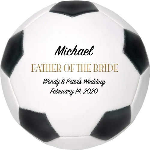 Vista 11 de Balón de fútbol personalizado, regalo de boda, padrino de boda, padrino de boda, padrino, dama de honor, regalo de recuerdo de portador de anillos