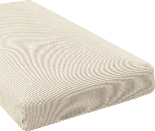 Vista 103 de H.VERSAILTEX Fundas de Cojín de Asiento Individuales Super Elásticas Fundas de Sofá Fundas de Cojín de Sofá Fundas Deslizables Juegos Tela de Sarga