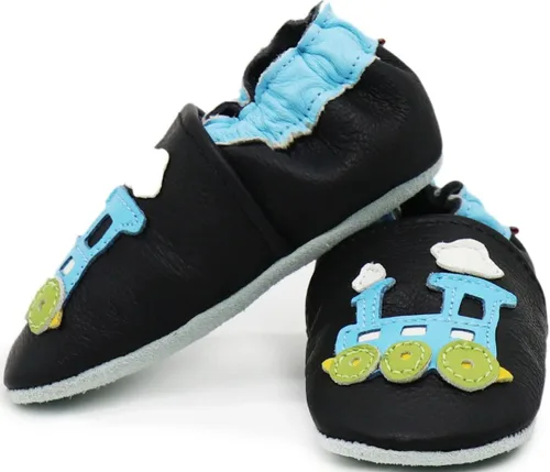 Vista 2 de Carozoo 28 diseños zapatos de bebé niño hasta 5-6 años suela suave cuero niños zapatos
