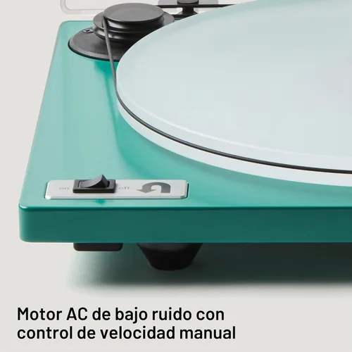 Vista 2 de U-Turn Audio - Tocadiscos Orbit Plus (Gen 2) con preamplificador incorporado, verde